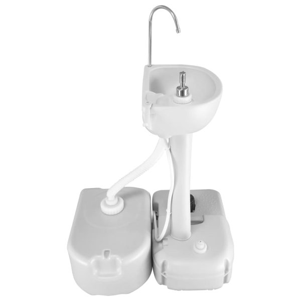 Tanque de água portátil com adaptador 24 L cinzento - Image 2