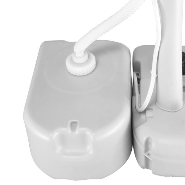 Tanque de água portátil com adaptador 24 L cinzento - Image 3