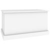 Caixa de arrumação 70x40x38 cm derivados de madeira branco - Image 4