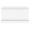 Caixa de arrumação 70x40x38 cm derivados de madeira branco - Image 5