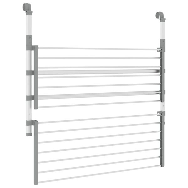 Estendal para varanda 89x25x(60-95) cm alumínio - Image 5