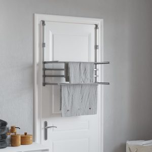 Estendal para varanda 89x25x(60-95) cm alumínio