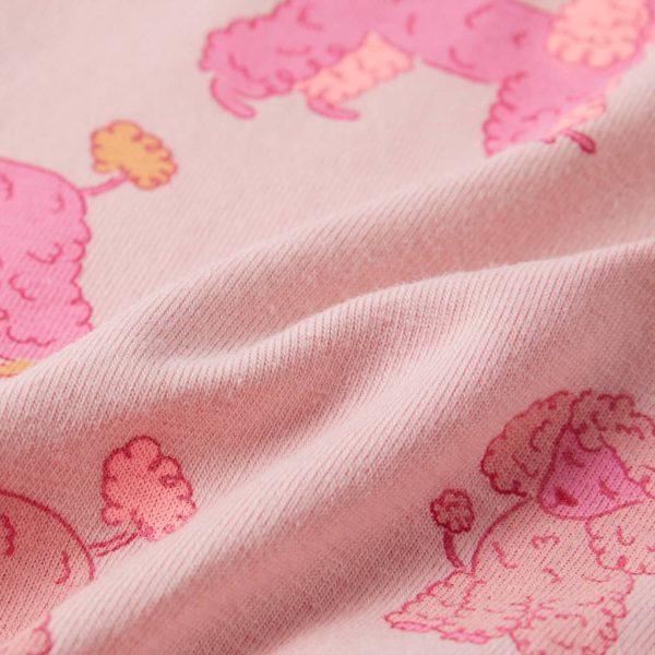 Pijama de manga curta para criança rosa-claro 116 - Image 8