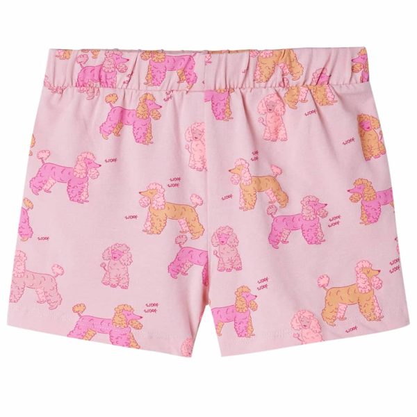 Pijama de manga curta para criança rosa-claro 116 - Image 10