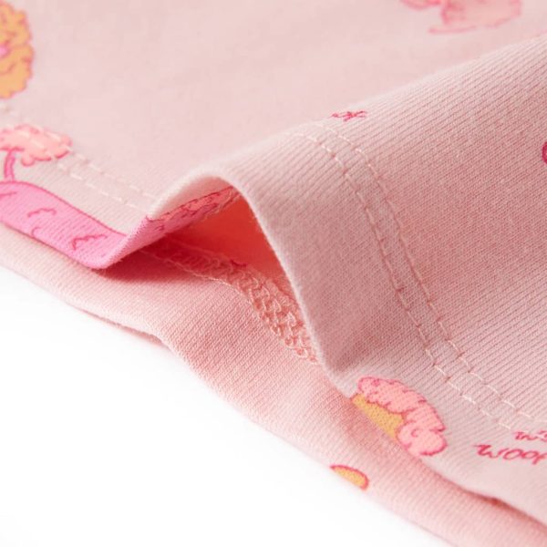 Pijama de manga curta para criança rosa-claro 128 - Image 7