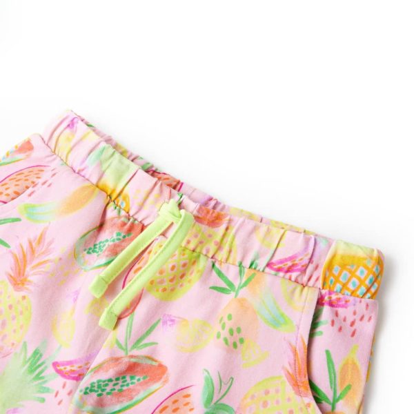 Calções de criança com cordão rosa suave 92 - Image 3