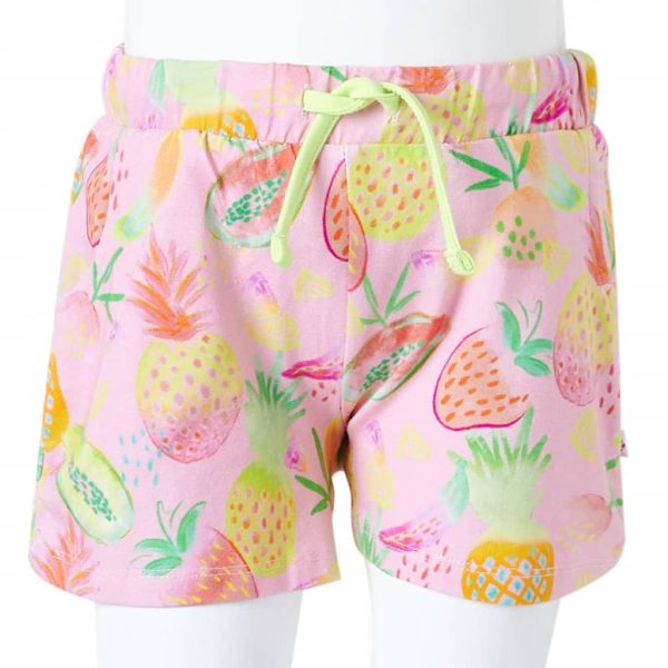 Calções de criança com cordão rosa suave 92 - Image 8