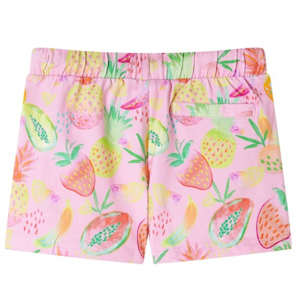 Calções de criança com cordão rosa suave 128 - Image 2