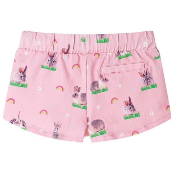 Calções para criança com cordão rosa-claro 104 - Image 2