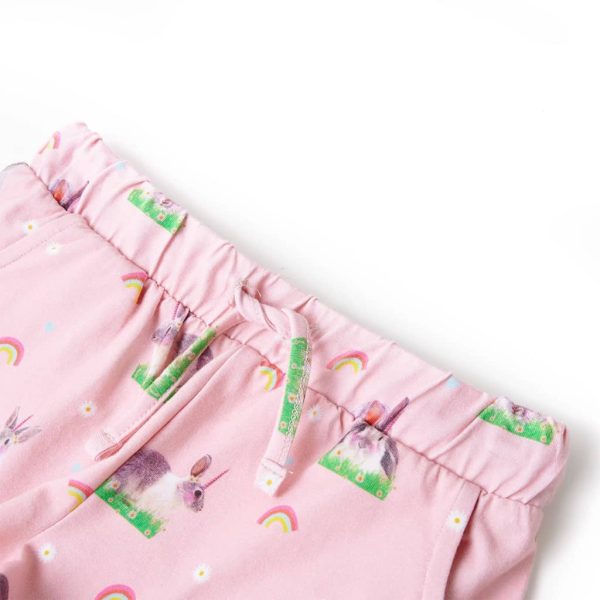 Calções para criança com cordão rosa-claro 116 - Image 3