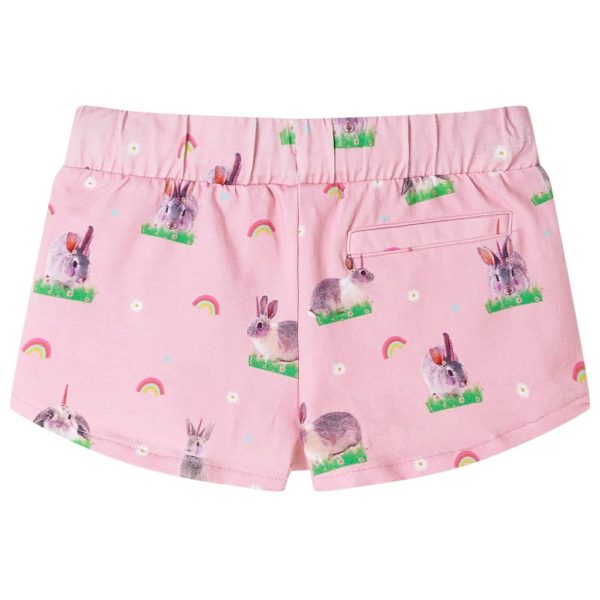 Calções para criança com cordão rosa-claro 128 - Image 2