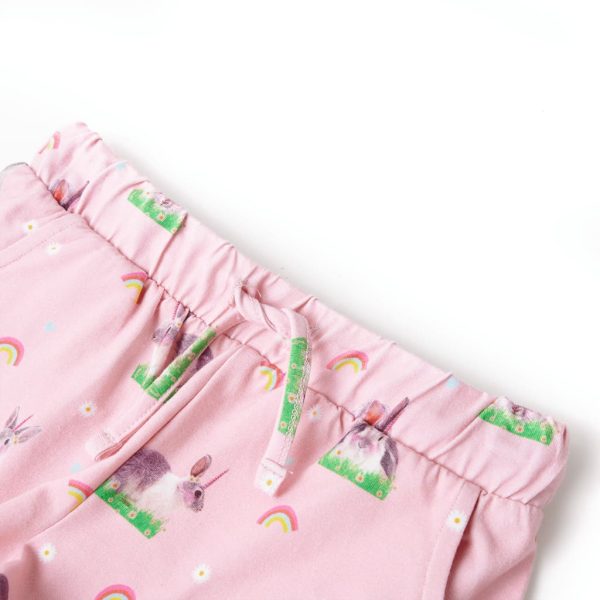 Calções para criança com cordão rosa-claro 128 - Image 3