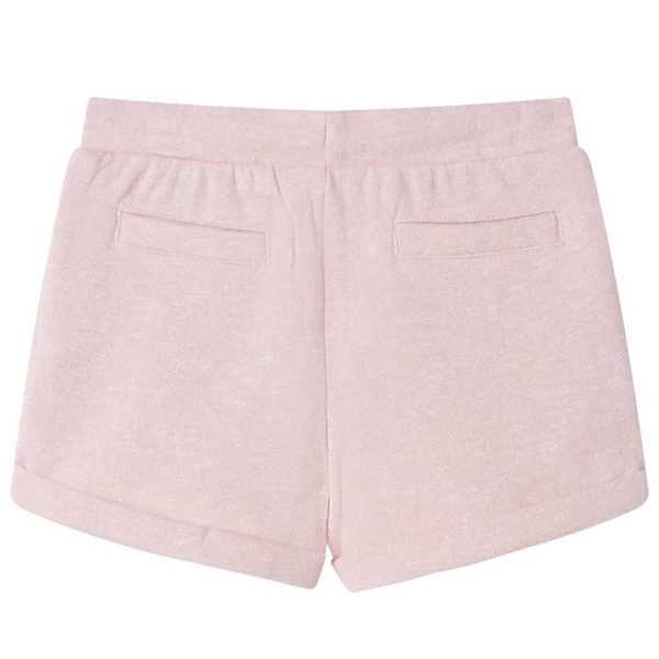 Calções de criança com cordão rosa-claro misto 104 - Image 2