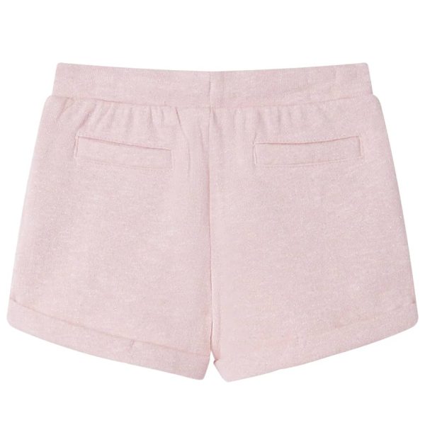 Calções de criança com cordão rosa-claro misto 128 - Image 2