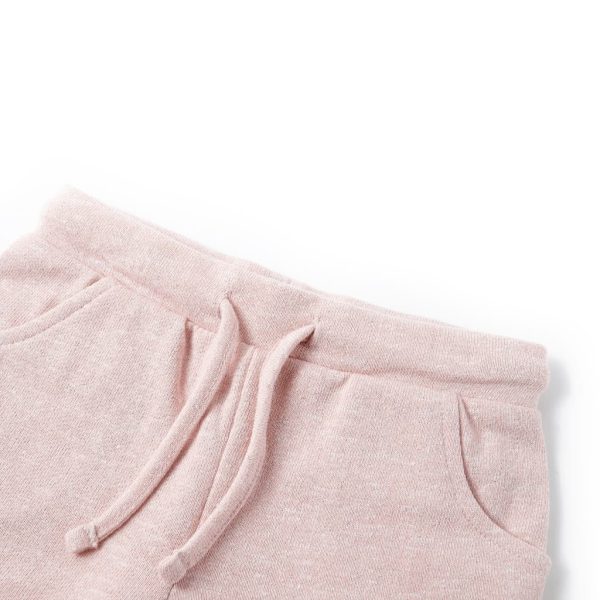 Calções de criança com cordão rosa-claro misto 128 - Image 3