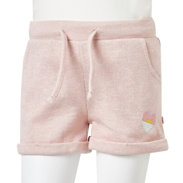 Calções de criança com cordão rosa-claro misto 140 - Image 8