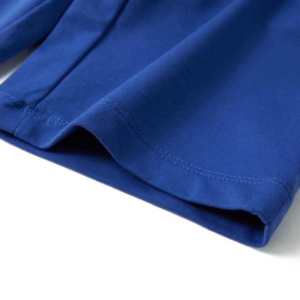 Calças de criança com pernas largas azul-cobalto 128 - Image 6