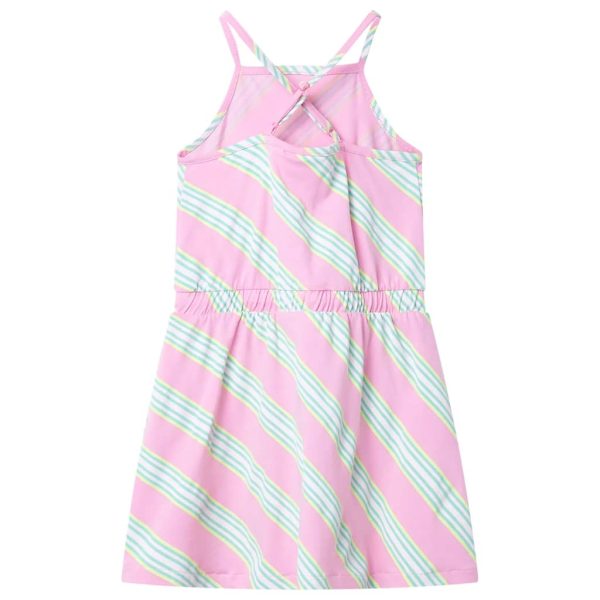 Vestido de criança com cordão sem mangas rosa 116 - Image 2