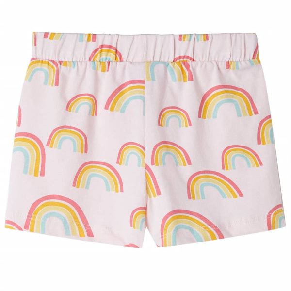 Pijama de manga curta para criança rosa-suave 116 - Image 10