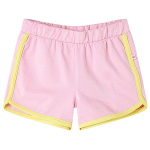 Calções de criança com debrum rosa brilhante 104