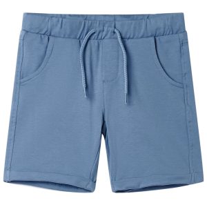 Calções de criança com cordão azul-escuro 92