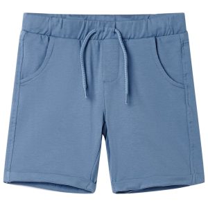 Calções de criança com cordão azul-escuro 104