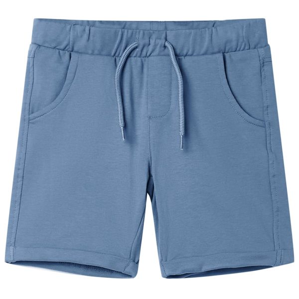 Calções de criança com cordão azul-escuro 128