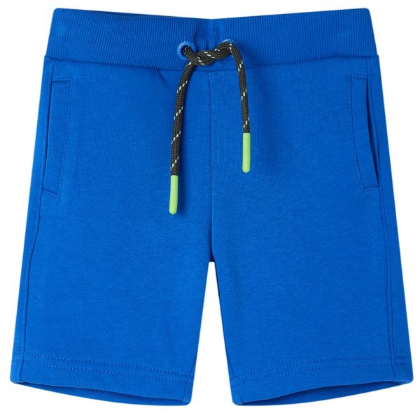 Calções de criança com cordão azul 104