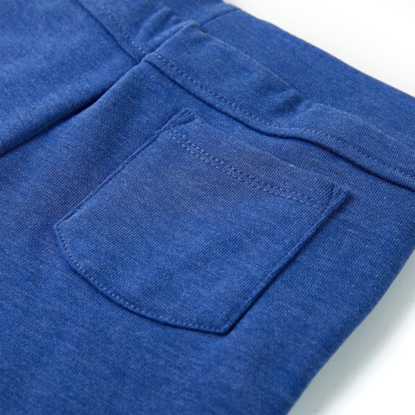 Calções de criança com cordão azul mesclado 128 - Image 6