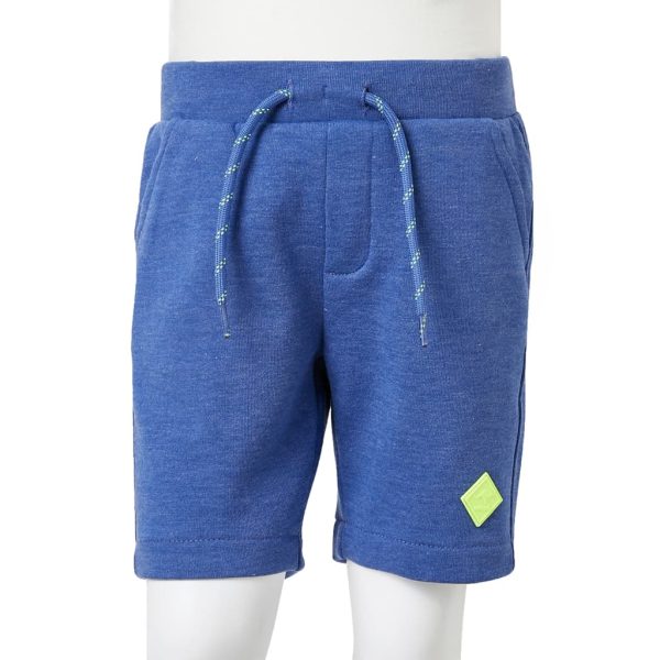 Calções de criança com cordão azul mesclado 128 - Image 8