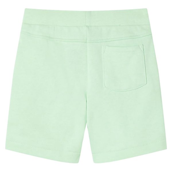 Calções de criança com cordão verde brilhante 116 - Image 2