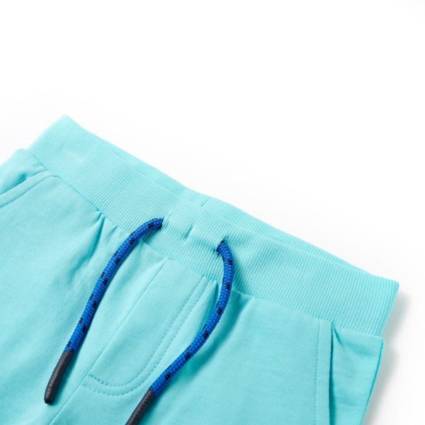 Calções de criança com cordão azul-água 104 - Image 3