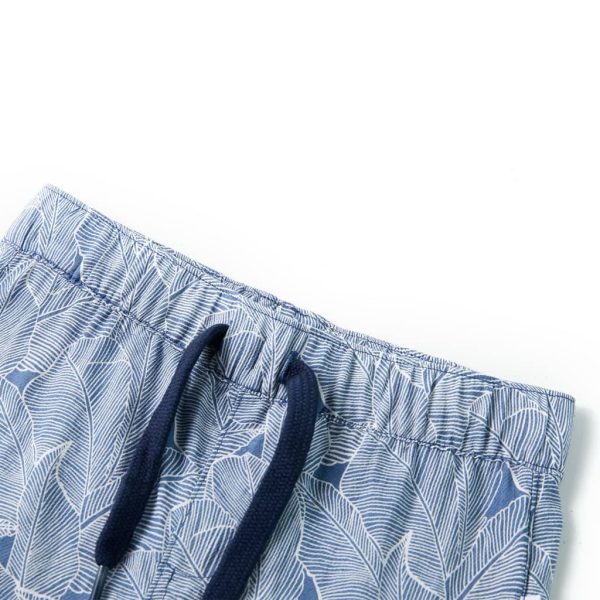 Calções de criança com cordão azul-escuro 92 - Image 3