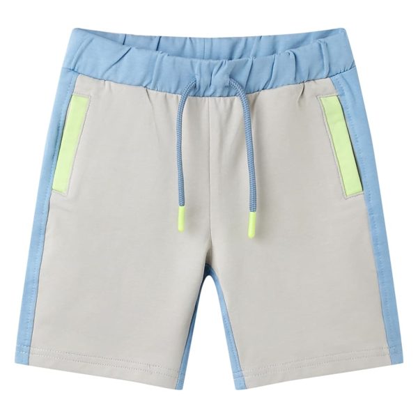 Calções de criança com cordão azul 104