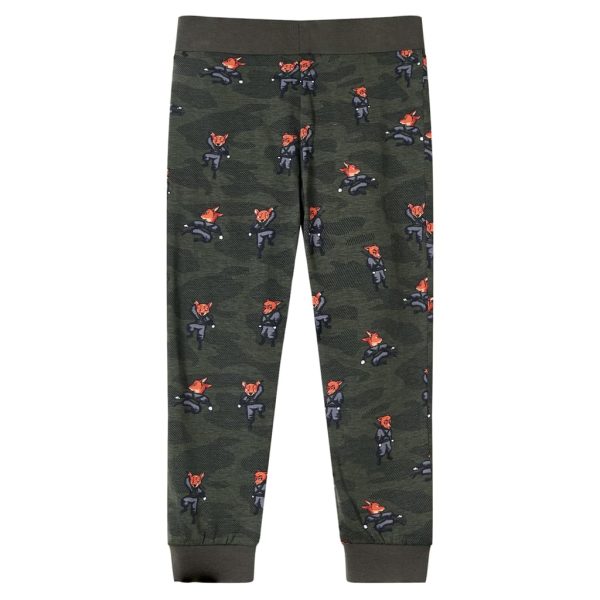 Pijama de manga comprida para criança cor caqui 104 - Image 5