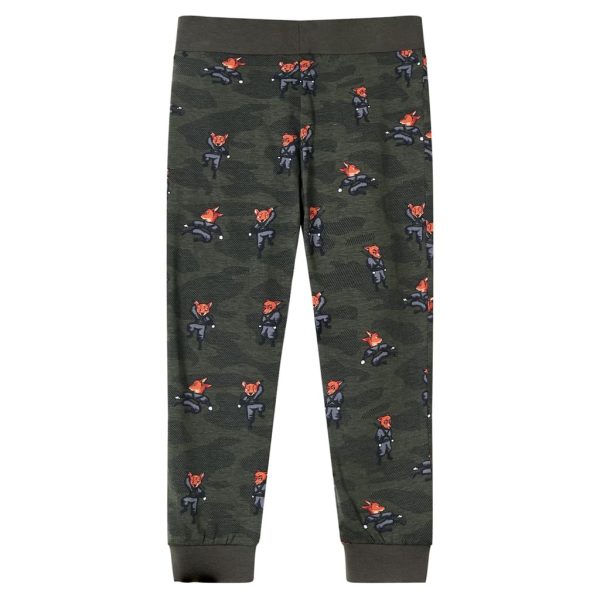 Pijama de manga comprida para criança cor caqui 116 - Image 5