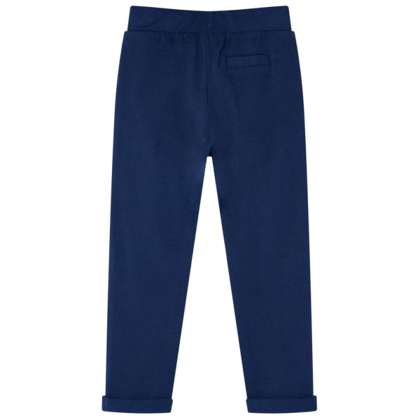 Calças de criança com cordão azul-marinho 128 - Image 2