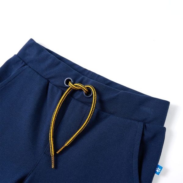 Calças de criança com cordão azul-marinho 128 - Image 3