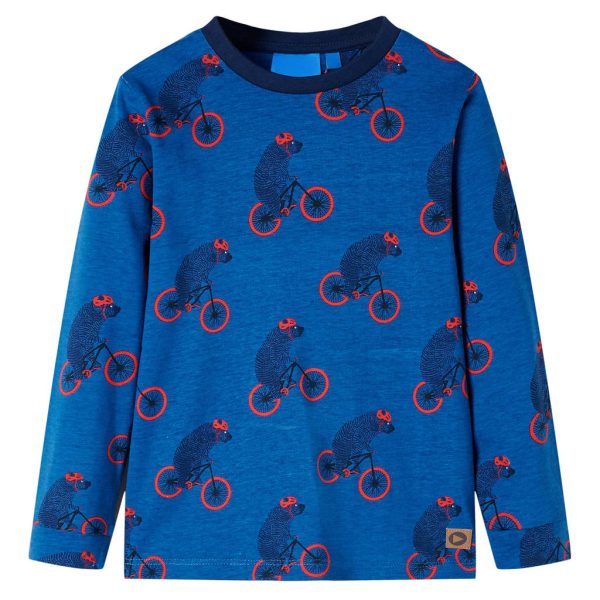 Pijama de manga comprida para criança azul-petróleo 140 - Image 2