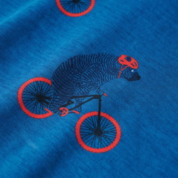 Pijama de manga comprida para criança azul-petróleo 140 - Image 11
