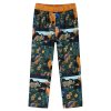 Pijama de manga comprida para criança verde-escuro 128 - Image 4
