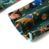 Pijama de manga comprida para criança verde-escuro 128 - Image 10
