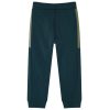 Calças de fato de treino com cordão para criança verde-musgo 92 - Image 2
