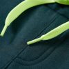 Calças de fato de treino com cordão para criança verde-musgo 92 - Image 4
