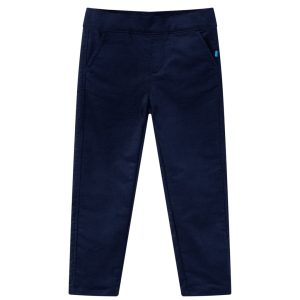 Calças para criança azul-marinho escuro 116
