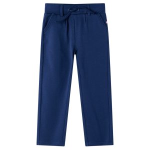 Calças de criança com cordão azul-marinho 116
