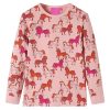 Pijama de manga comprida para criança rosa-claro 92 - Image 2