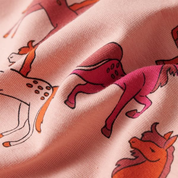 Pijama de manga comprida para criança rosa-claro 92 - Image 12