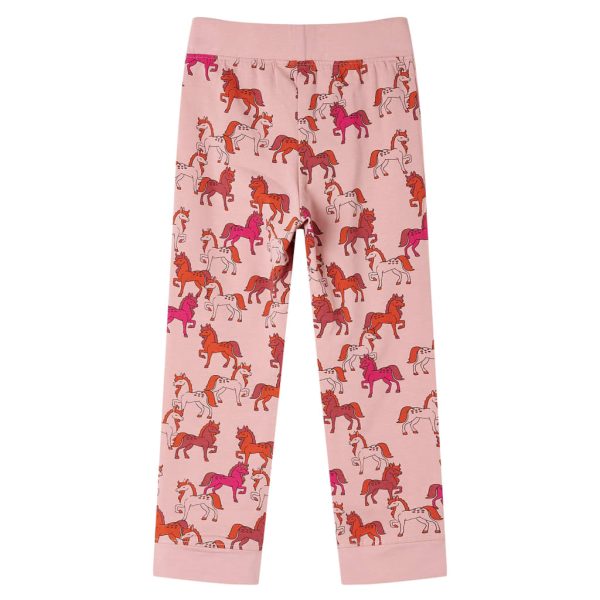 Pijama de manga comprida para criança rosa-claro 92 - Image 5