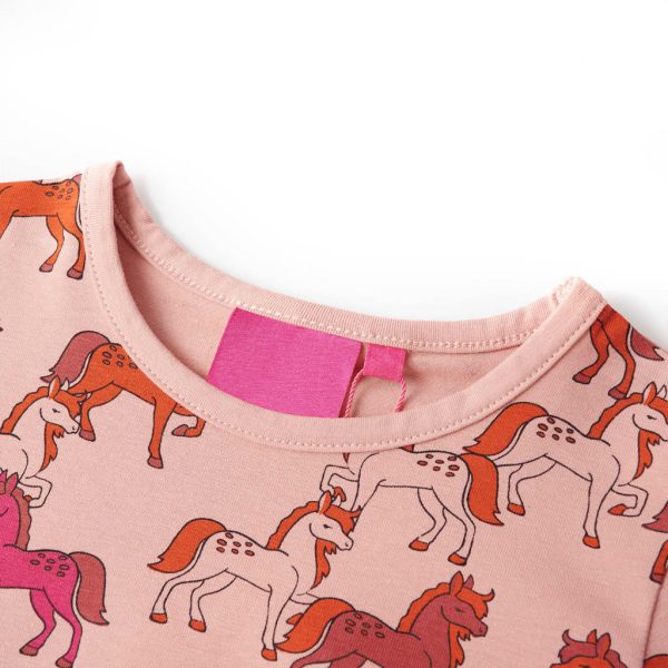 Pijama de manga comprida para criança rosa-claro 92 - Image 6